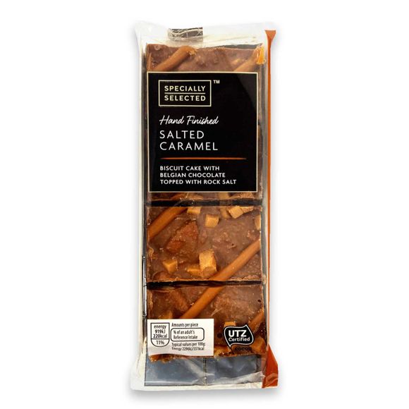 Specially Selected Hand Finished Salted Caramel Slices 160g